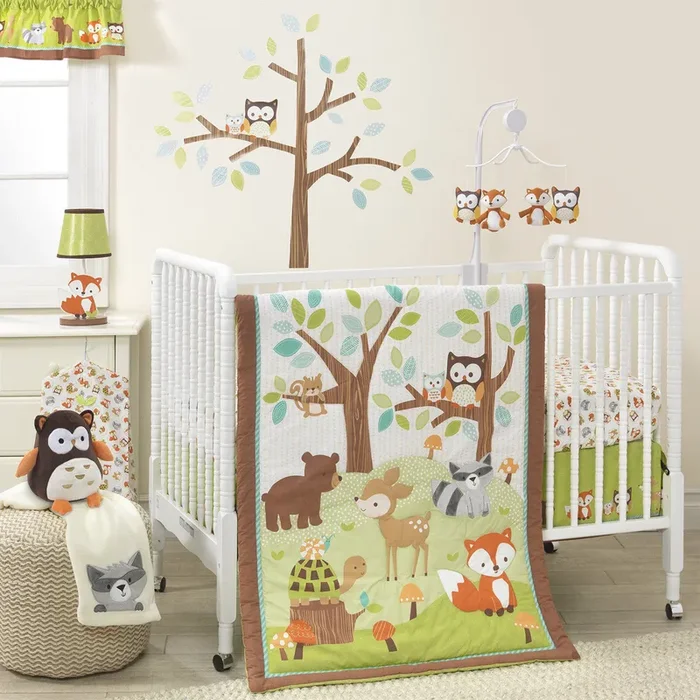 Bedtime Originals Friendly Forest Collection 3-Piece Bedding Set