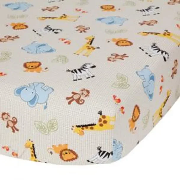Bedtime Originals Jungle Buddies Crib Sheet