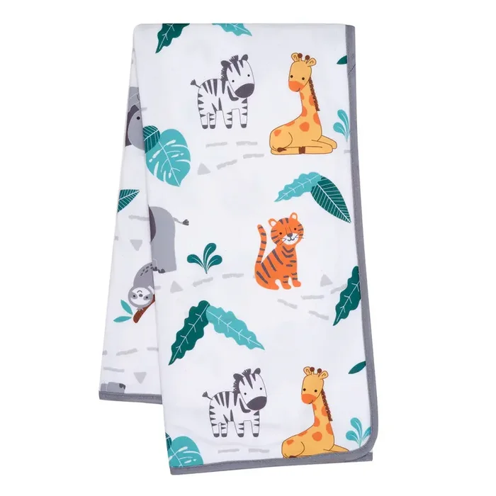 Bedtime Originals Mighty Jungle Blanket – Animal Print