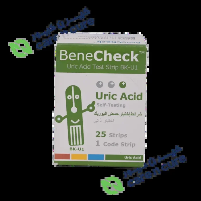 Benecheck Uric Acid Test Strip 25’s