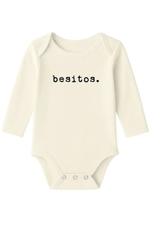 Besitos Organic Cotton Baby Bodysuit Long Sleeve