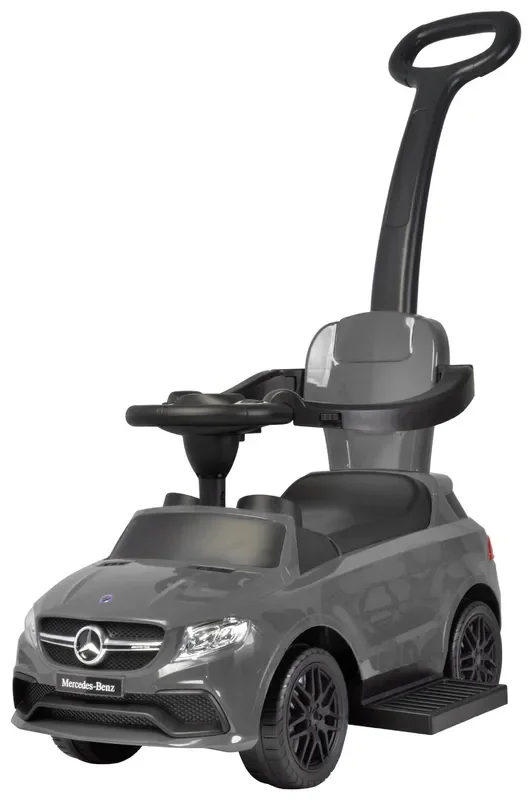 Best Ride On Cars 3 in 1 Mercedes Baby Toddler Toy Push Vehicle, Stroller, and Rocker with LED Lights