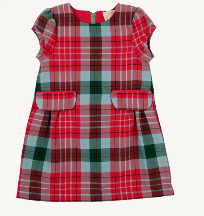 Betts Bow Dress | Wilson Pier Plaid