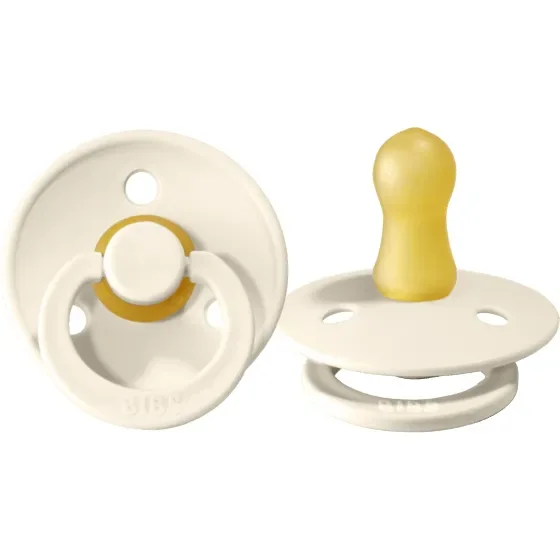 BIBS USA- Natural Rubber Pacifier 2 Pack – Ivory