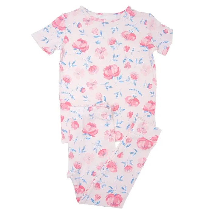 Big Kid Pajama S/s – Peony Pink