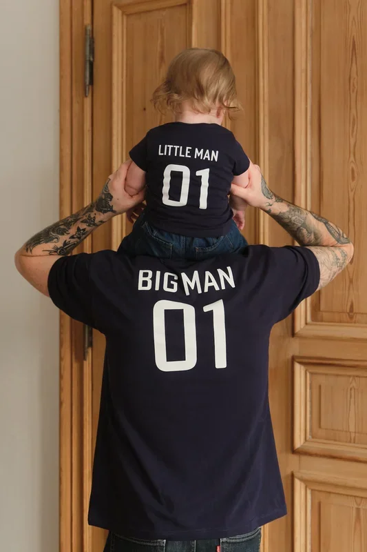BIG MAN & LITTLE MAN Organic Partnerlook Geschenk Set