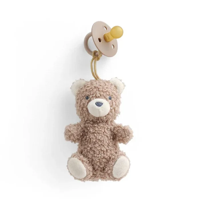 Bitzy Pal Pacifier & Plush: Bear