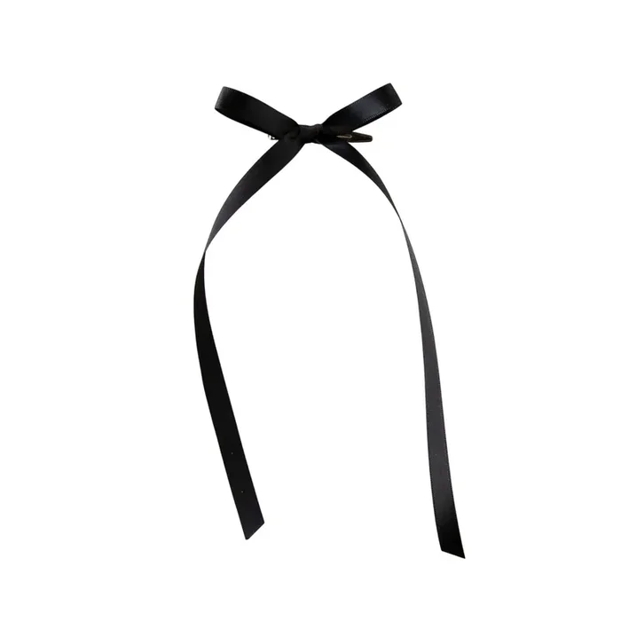 Black | Statement Ribbon Bow