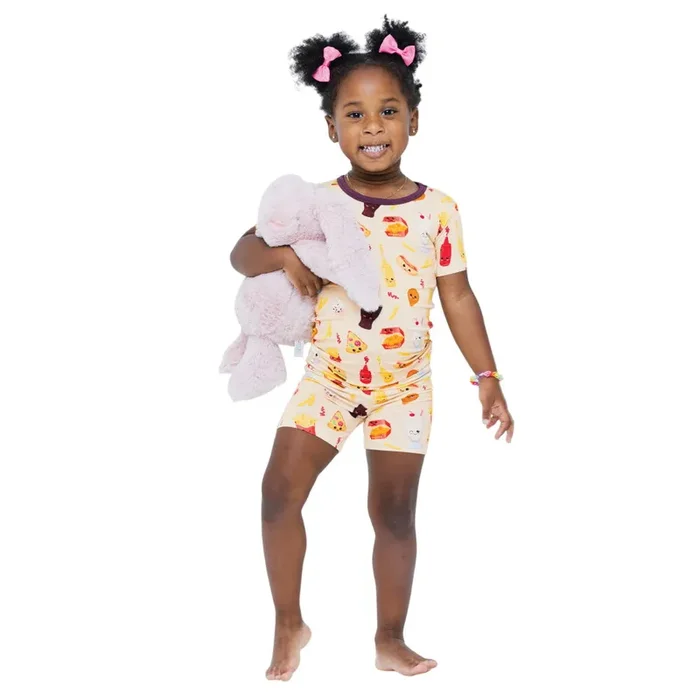 Blissful Bites Short Sleeve Pajamas