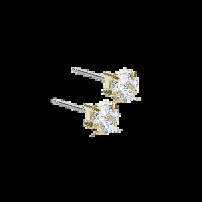 Blomdahl Cj Gt Tiffany 5mm Cz White 15-1304-30 [D]