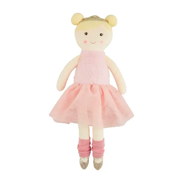 Blonde Plush Ballerina Doll