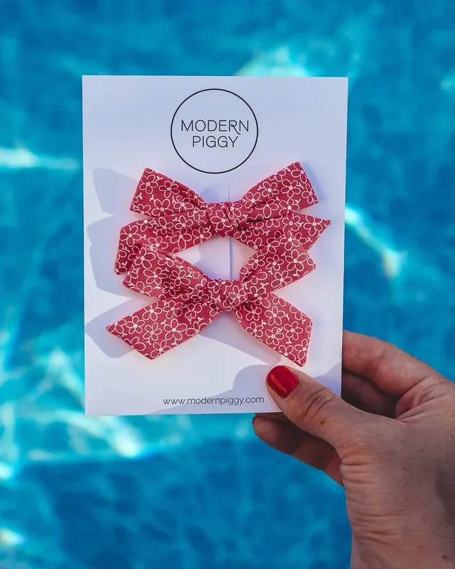 Bloomberry | Pigtail Set – Hand-tied Bow