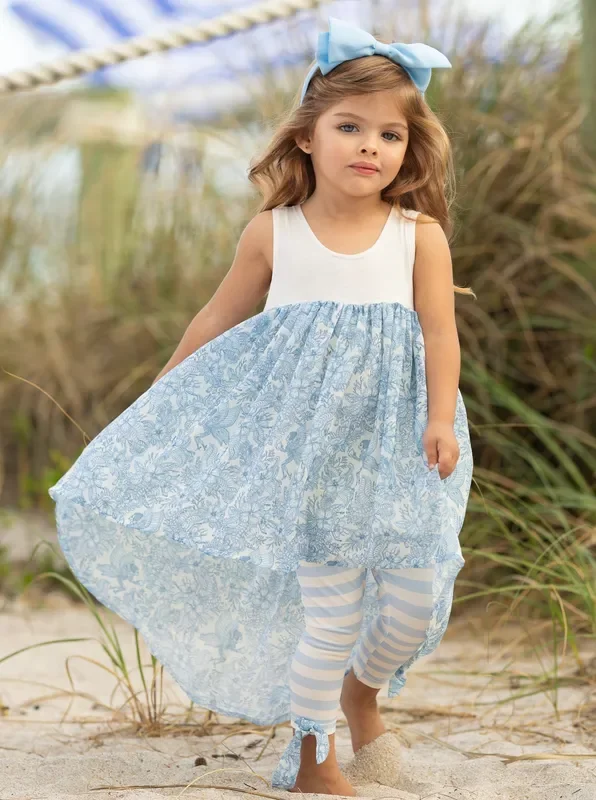 Blooming Delights Hi-Lo Tunic and Legging Set
