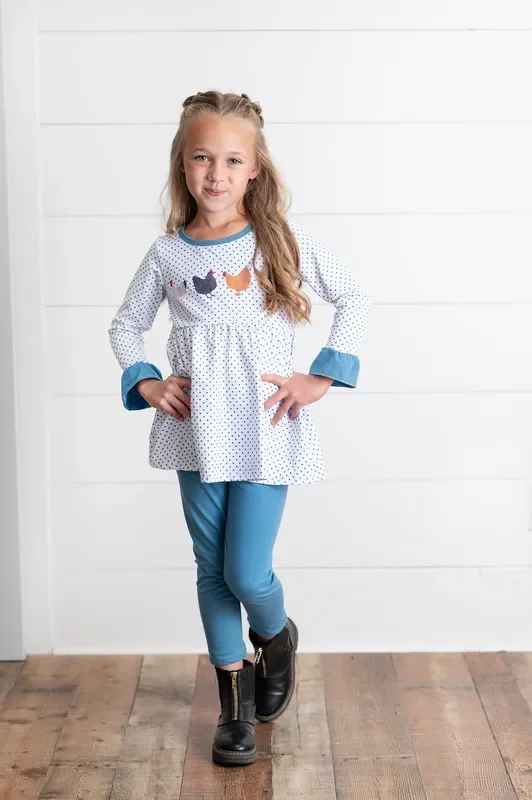 Blue Chicken Pant Set