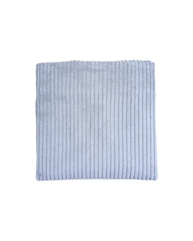 Blueberry Blue Square Ottoman Extra Cover