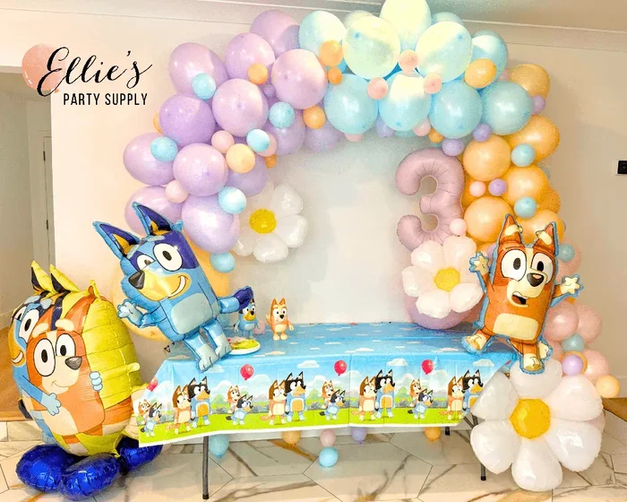 Bluey-inspired Balloon Garland | Kids’ Party Balloon Arch Kit