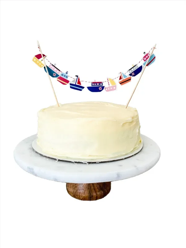 Boat Cake Banner