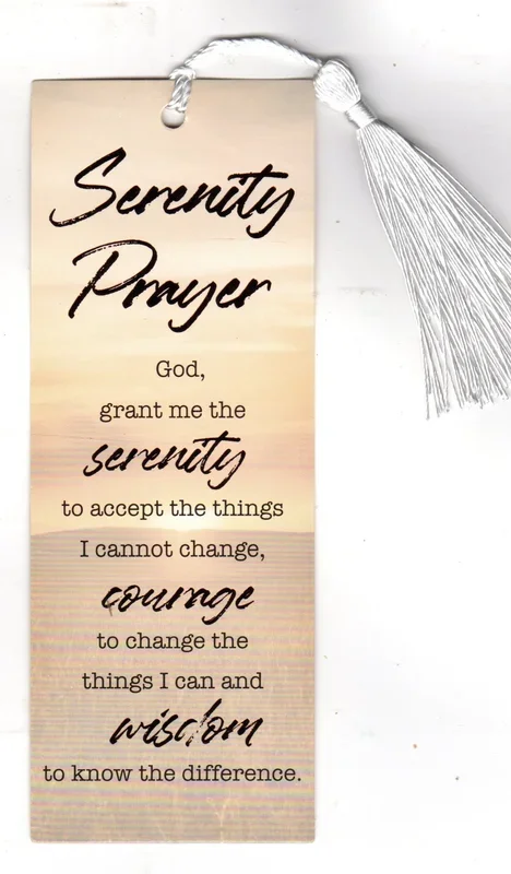 Bookmark – Serenity Prayer