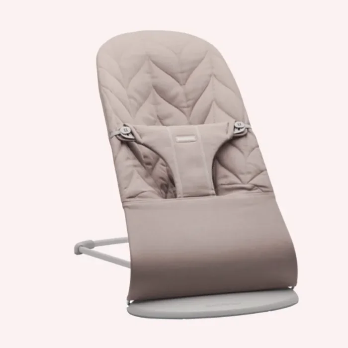 Bouncer Bliss Petal – Sand Grey Cotton