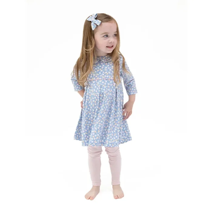 Box Pleat Dress & Leggings