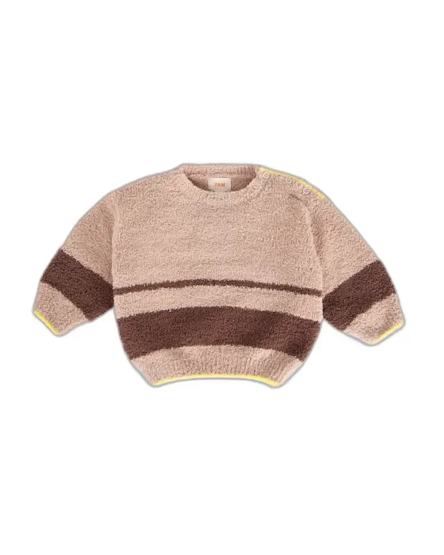 Boxy Striped Sweater – Fuzzy