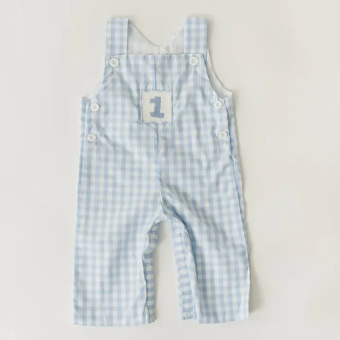 Boys Smocked First Birthday Jon Jon