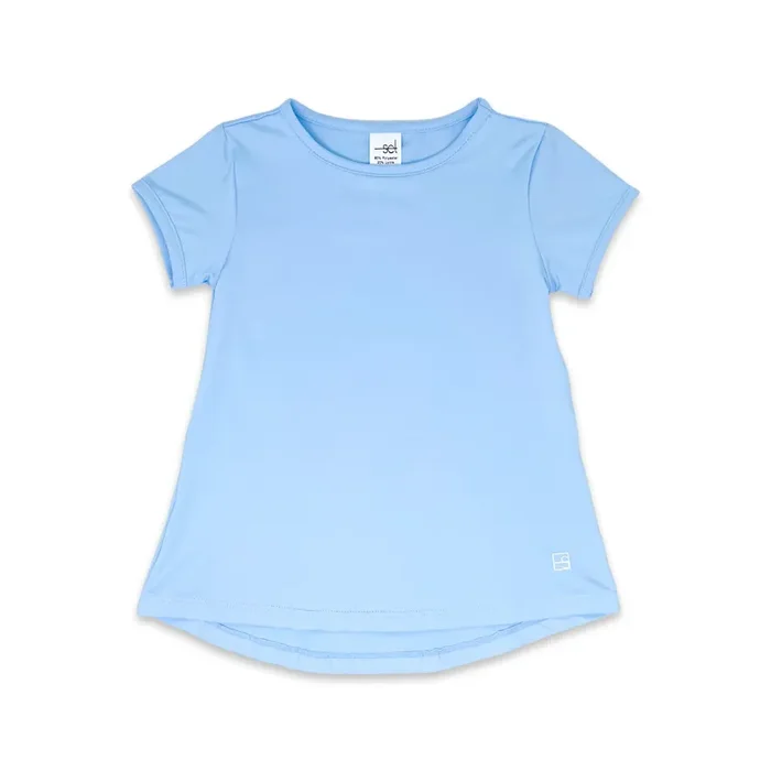 Bridget Basic Tee – Cotton Candy Blue