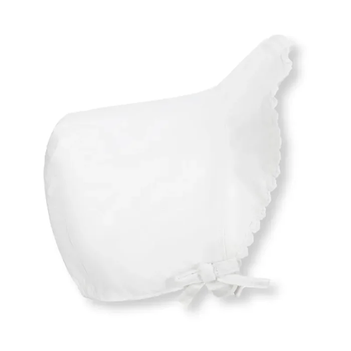 Brimmed Linen Bonnet