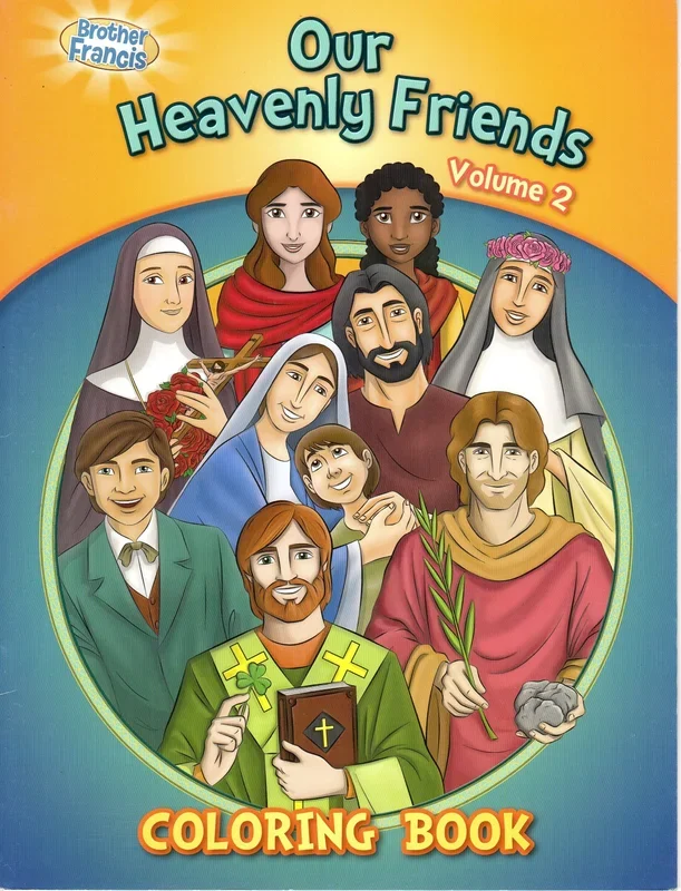 Brother Francis – Our Heavenly Friends Volume 2 – Colouring Book