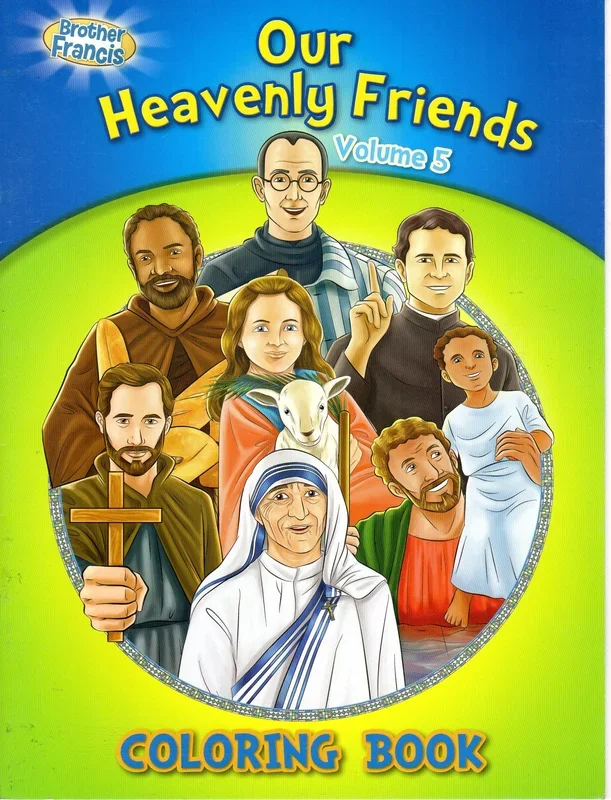 Brother Francis – Our Heavenly Friends Volume 5 – Colouring Book