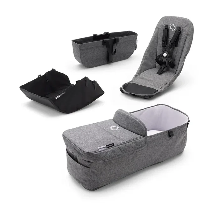 Bugaboo Donkey 3 Style Set in Grey Melange