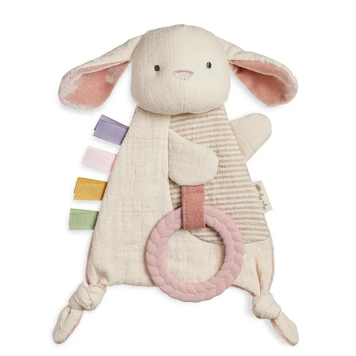 Bunny Bitzy Crinkle Teether Toy