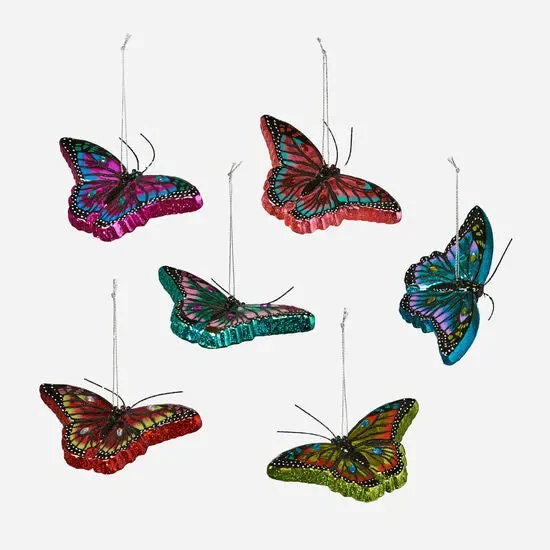 Butterfly Ornament, red