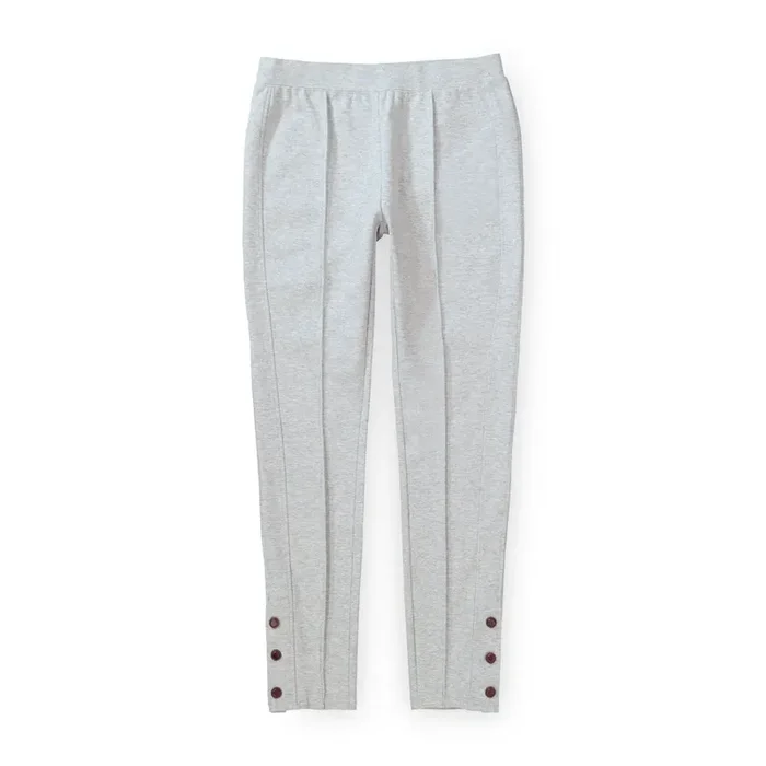 Button Cuff Ponte Pant