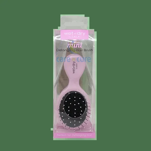 Cala Wet N Dry Trv Detangling Hair Brush Pink 66781