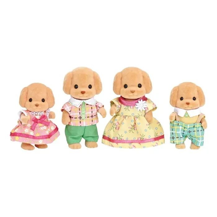 Calico Critters Poodle Dog Family