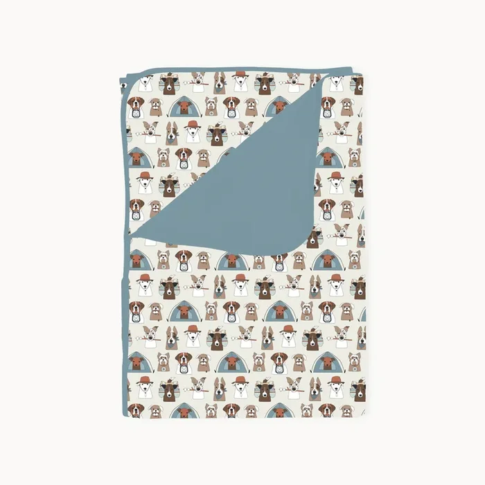 Camp Paws (dream Blanket) – Blue