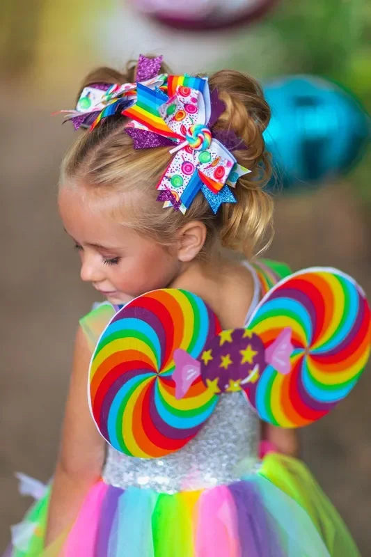 Candyland Hair Bow