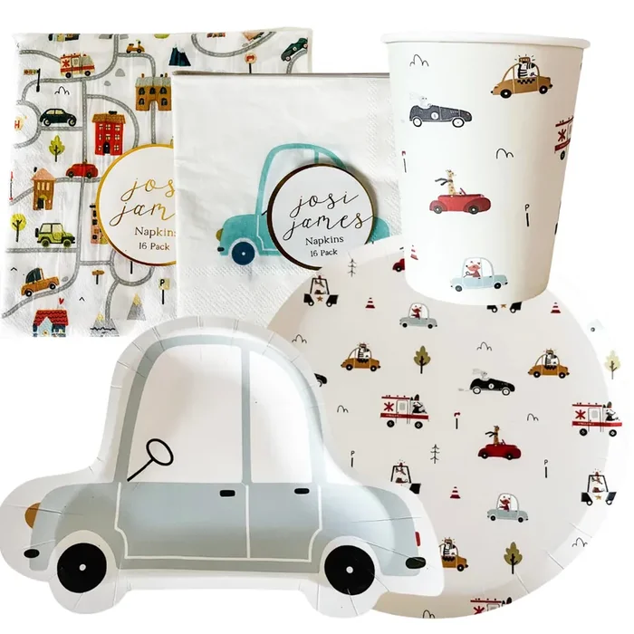 Car Party Tableware Set