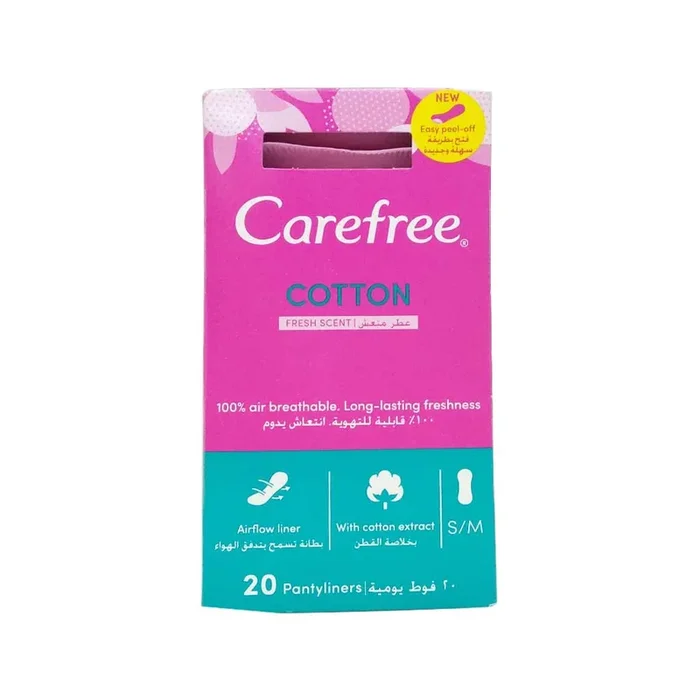 Carefree Single Wrapped 20 Pieces
