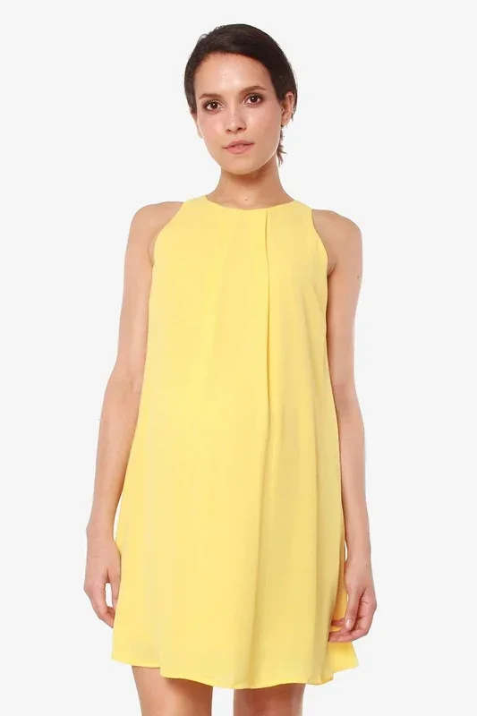 Carmene Sleeveless Dress Yellow