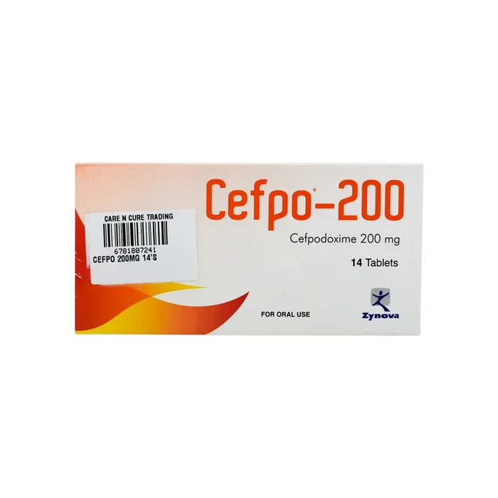 Cefpo 200mg Tablets 14 Pieces (Original Prescription Is Mandatory Upon Delivery)