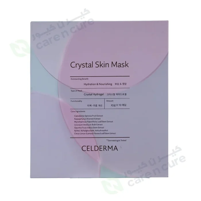 Celderma Crystal Skin Mask 10 Pieces