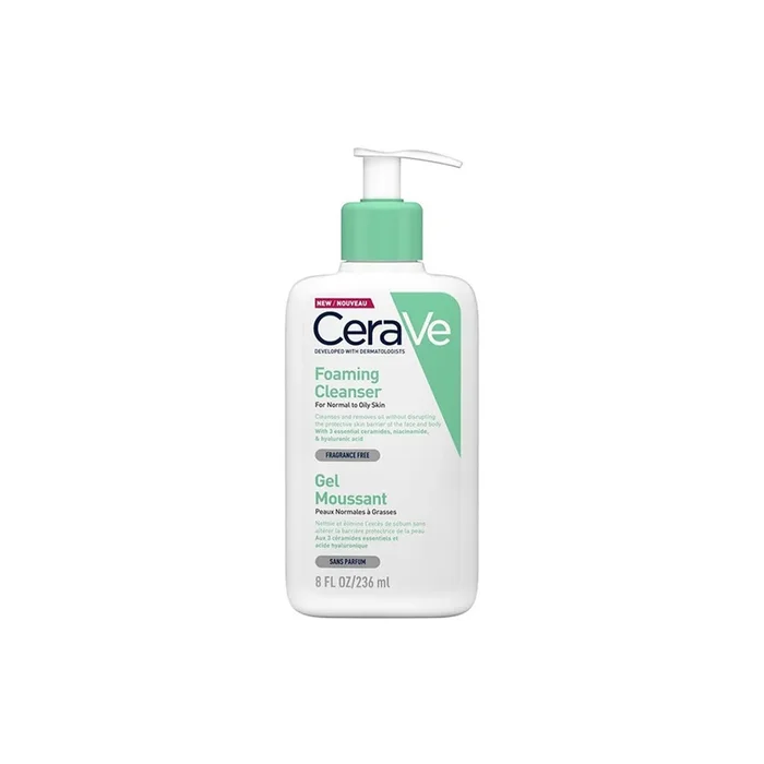 CeraVe Foaming Facial Cleanser For Normal To Oily Skin 236 ml