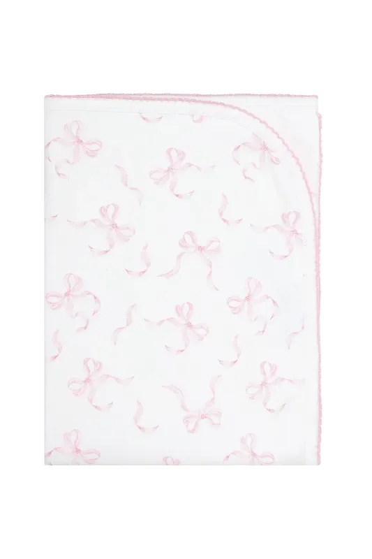 Charming Bows Print Blanket