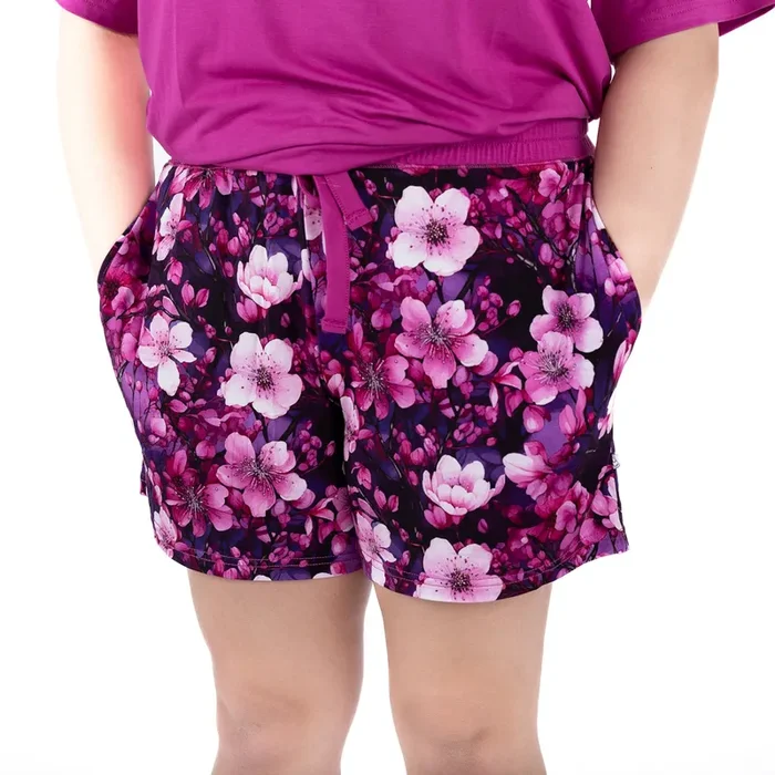 Cherry Blossoms | Women’s Bamboo Pajama Shorts