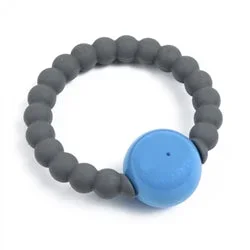 Chewbeads Rattle in Stormy Gray