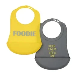Chewbeads Silicone Bibs-Foodie