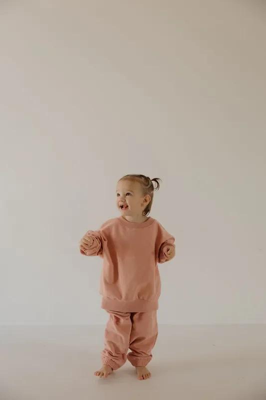 Child Sweat Set | Rose