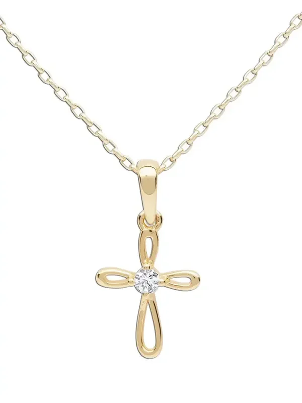 Children’s Gold Open Cross Necklace